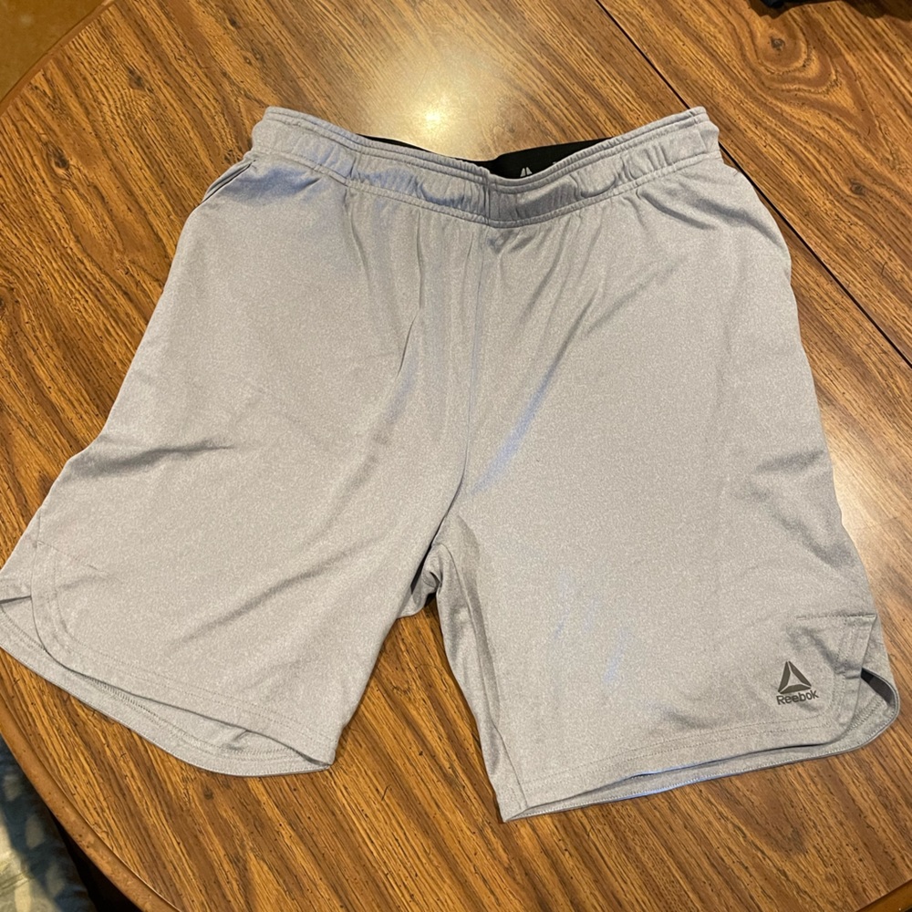Gray Reebok Basketball Shorts